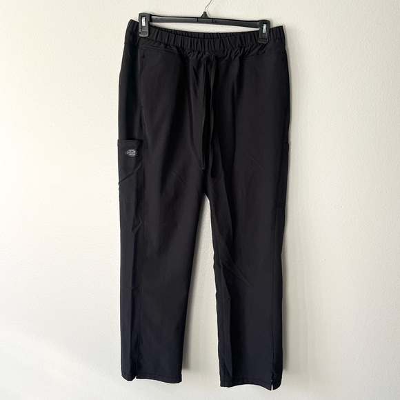 DICKIES- BUNDLE 2 Straight Leg Scrub Pants in Black and Grey Size L - Picture 2 of 6